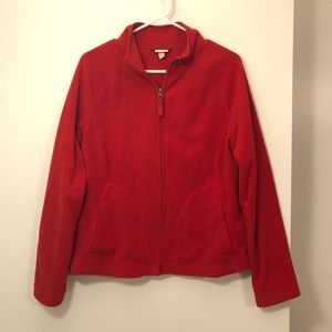 3/$15 ✨ red Merona zip-up fleece